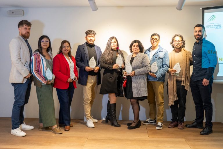 Los ganadores Premio al Reportaje sobre Naturaleza 2025. Cortesía.